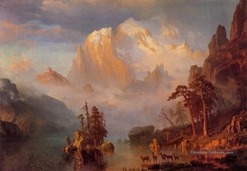 Albert Bierstadt œuvres - Rocheuses Albert Bierstadt